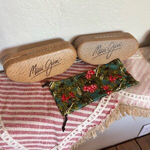 Maui Jim case bundle 2 hard shell and one cloth